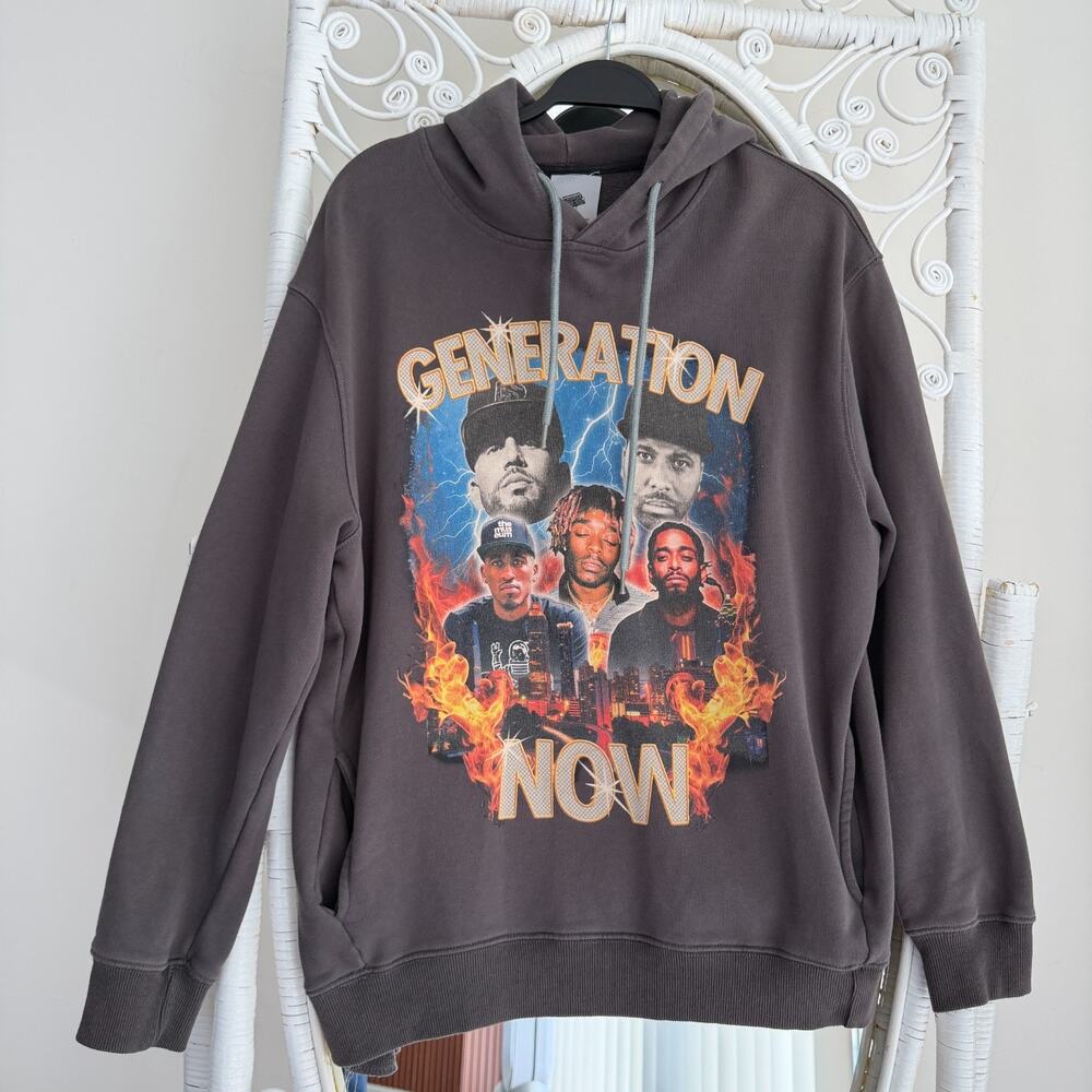 Generation Now Hoodie Large Atlanta Record Label Lil Uzi Vert Rap Sweatshirt
